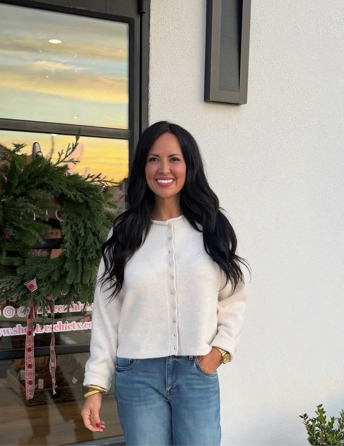 Dover Cardigan- Soft Ivory