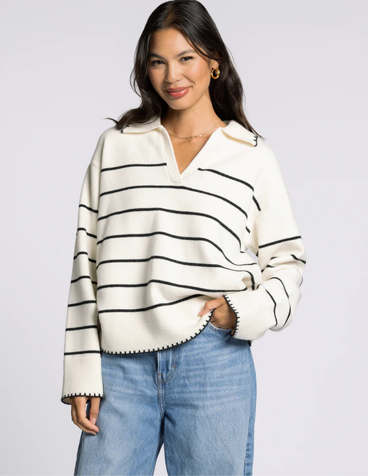 Radley Sweater- Cream Black