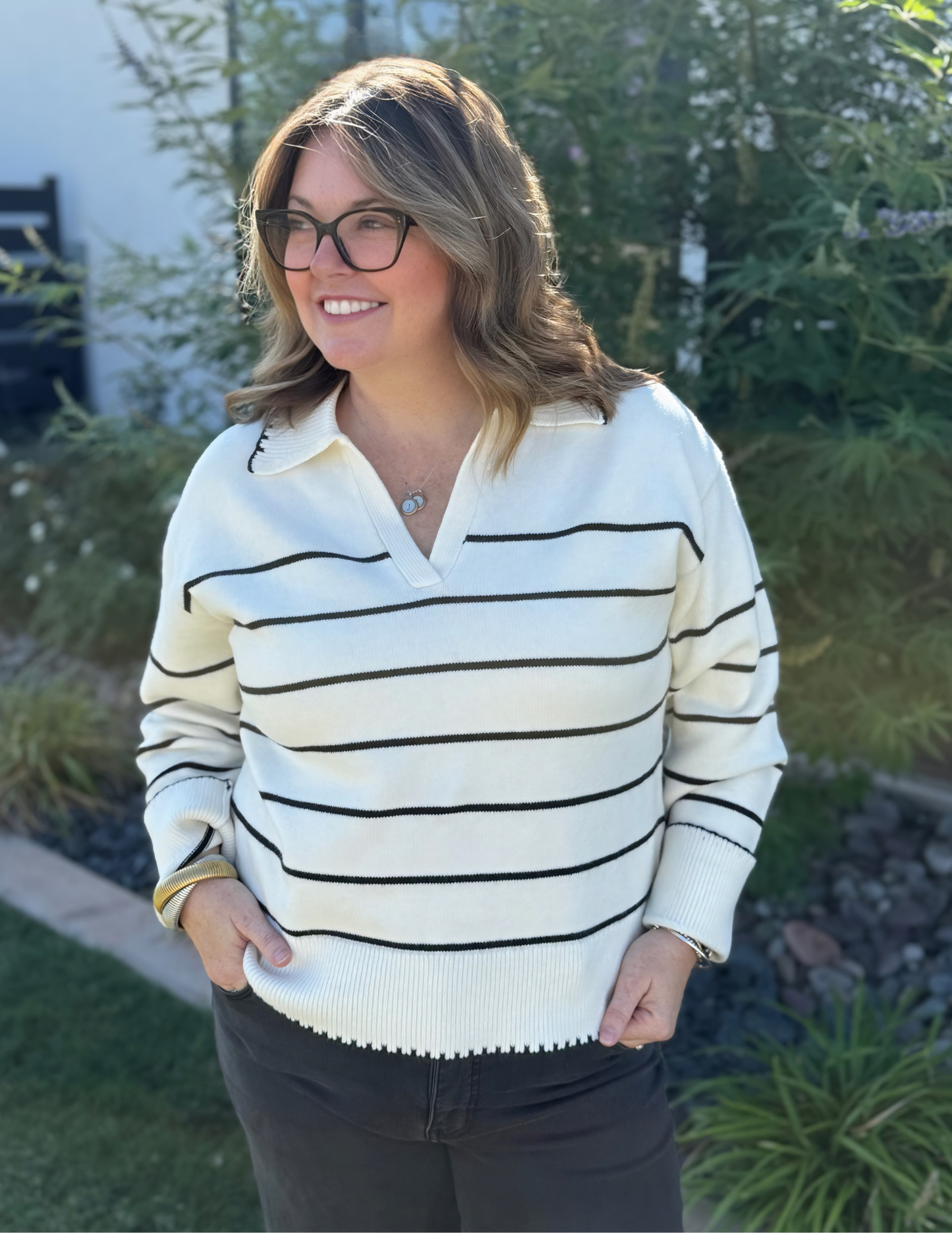 Radley Sweater- Cream Black