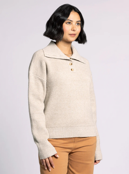 Amaya Sweater- Heather Caramel