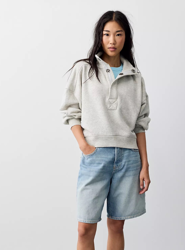Free People | We The Free Timeless Pullover- Heather Grey