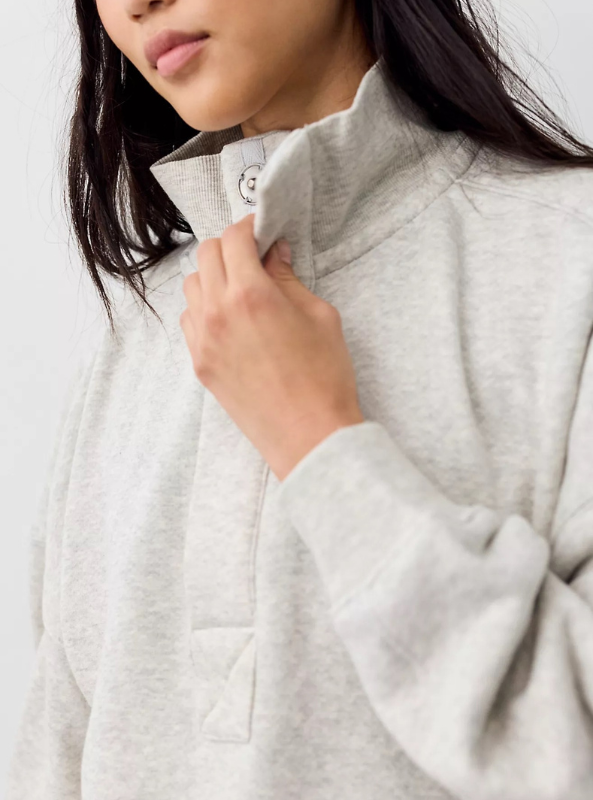 Free People | We The Free Timeless Pullover- Heather Grey