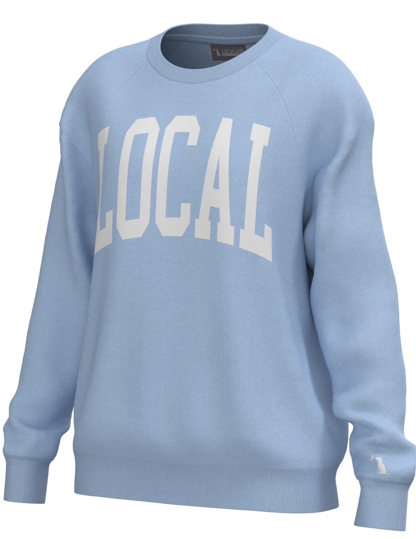 Local Boy Outfitters- LG Crescent Crew- Periwinkle