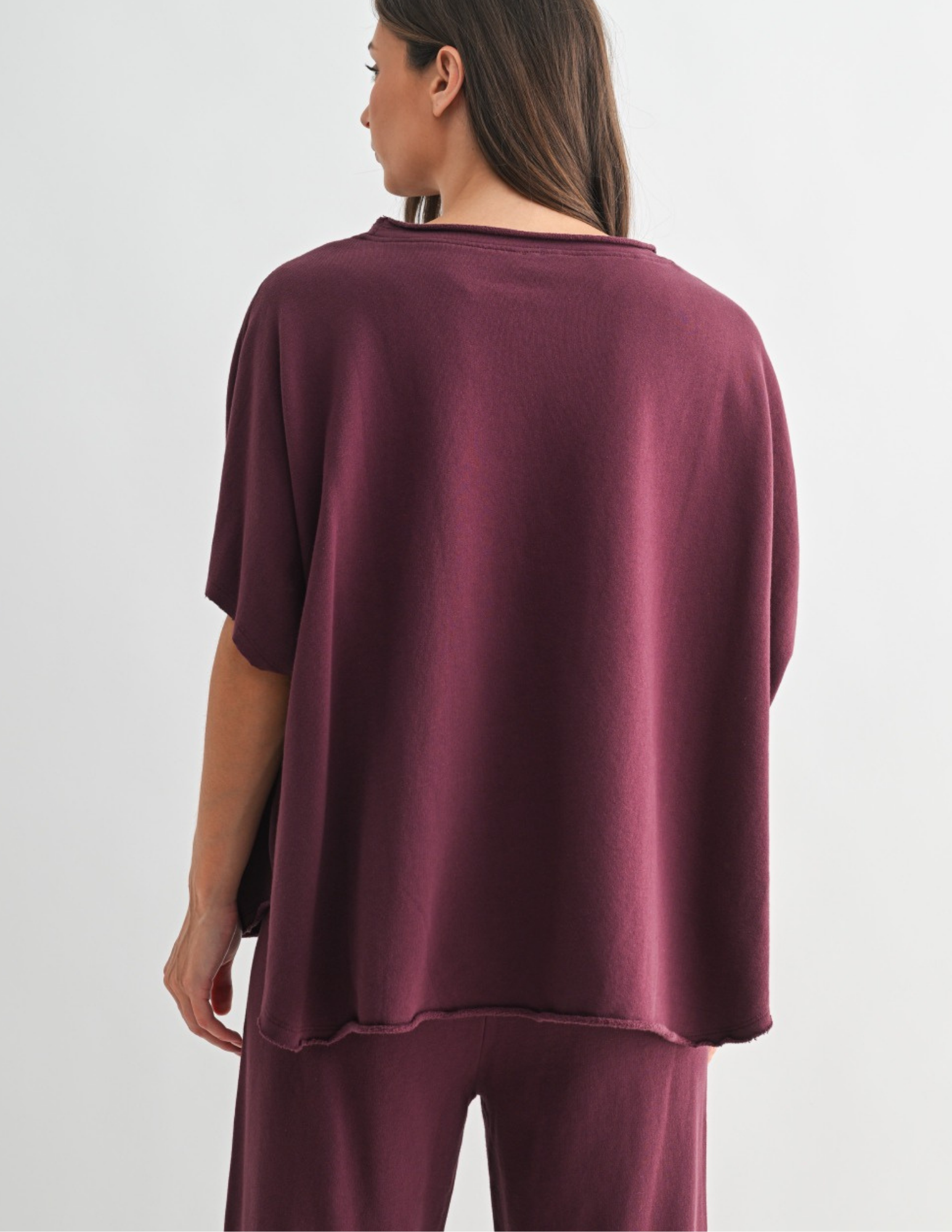 Malibu Vintage Dolman Top - Dark Plum - Tres Chic Boutique