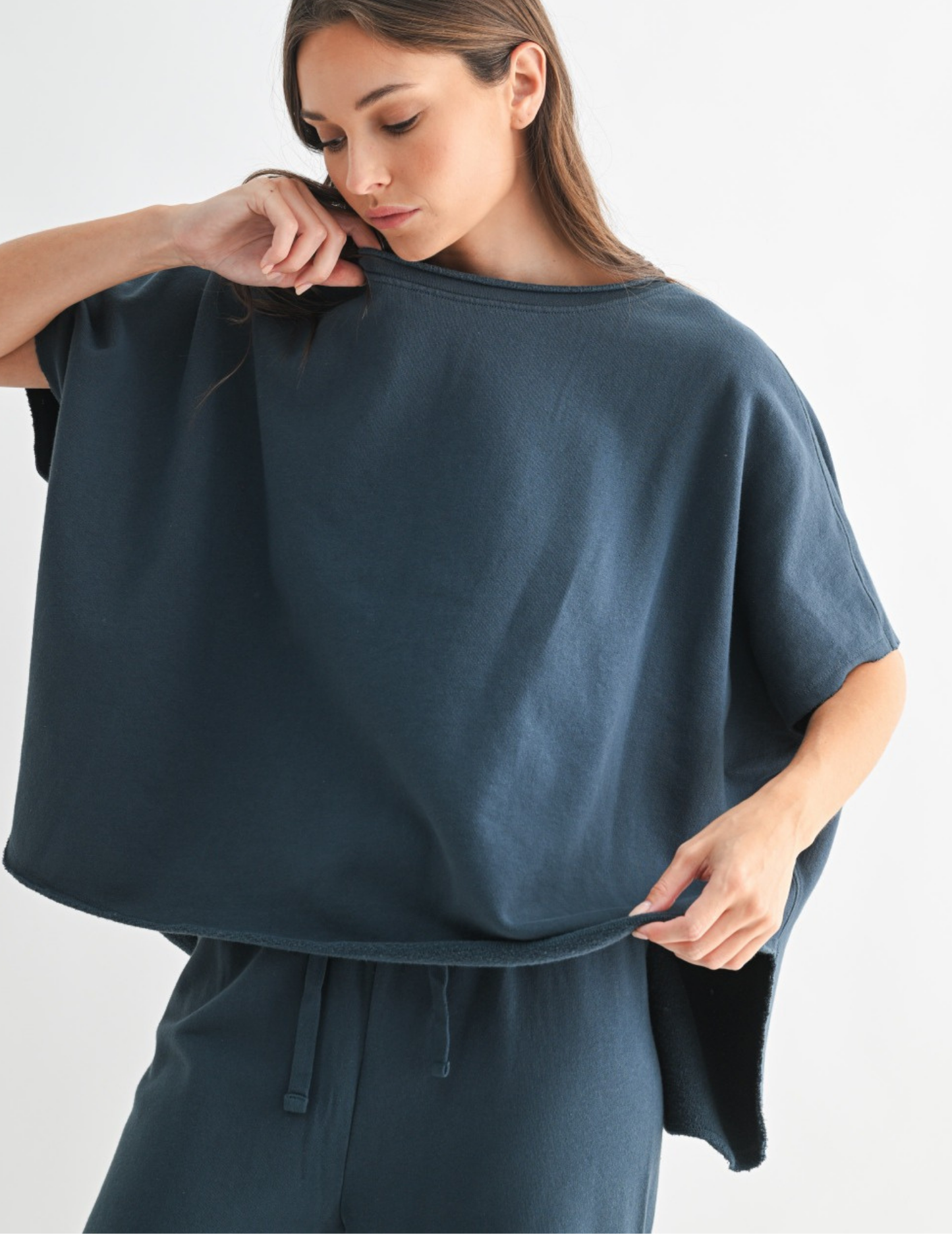 Malibu Vintage Dolman Top - Midnight Navy - Tres Chic Boutique