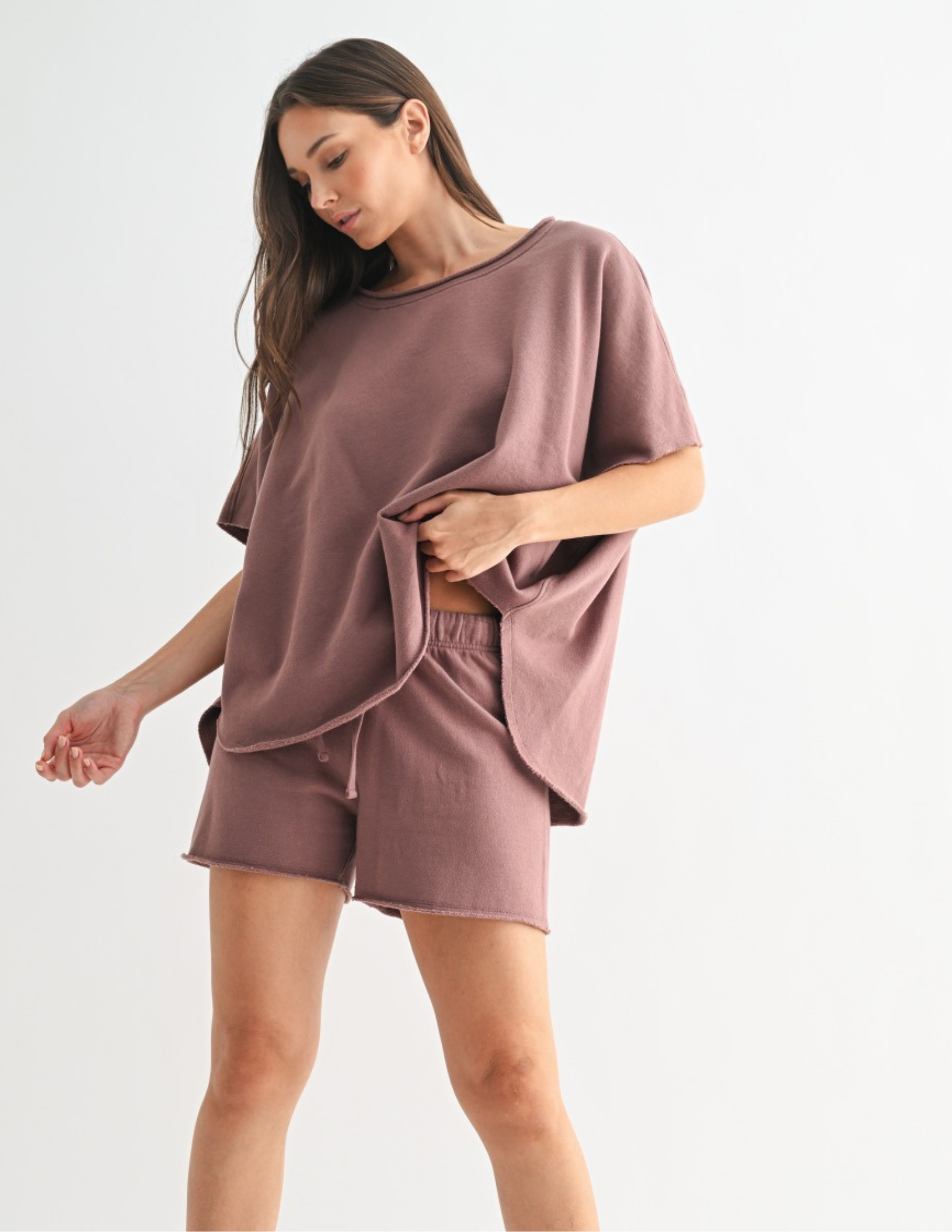 Malibu Vintage Dolman Top - Rose Taupe - Tres Chic Boutique