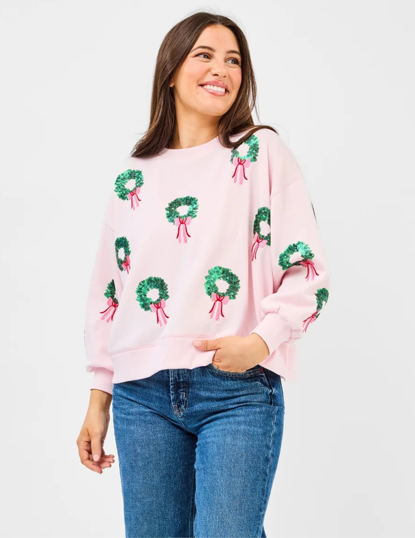 Millie Wreaths Sweatshirt