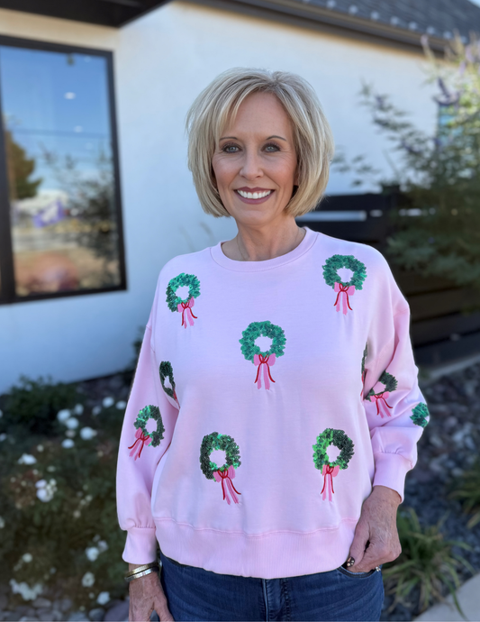 Millie Wreaths Sweatshirt