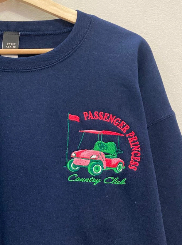 Passenger Princess Embroidered Sweatshirt