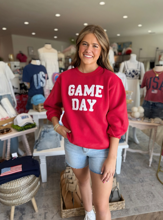 Red Game Day Sweatshirt
