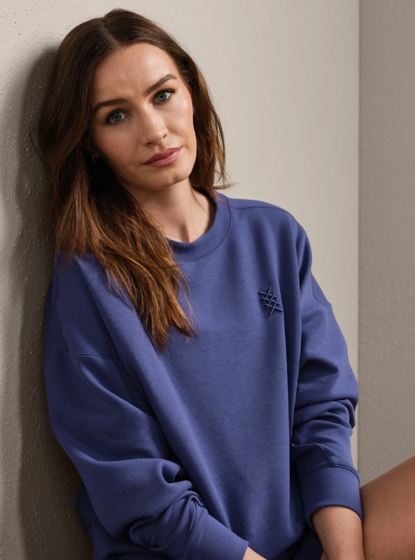 Rhone Apparel- Dreamglow Crewneck- Ultramarine