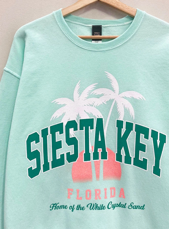 Siesta Key Tropical Sweatshirt