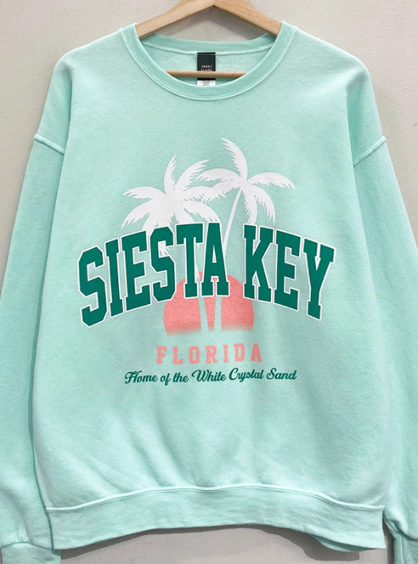 Siesta Key Tropical Sweatshirt