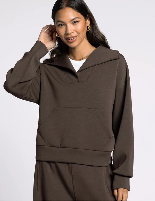 Alana Top- Coffee Bean