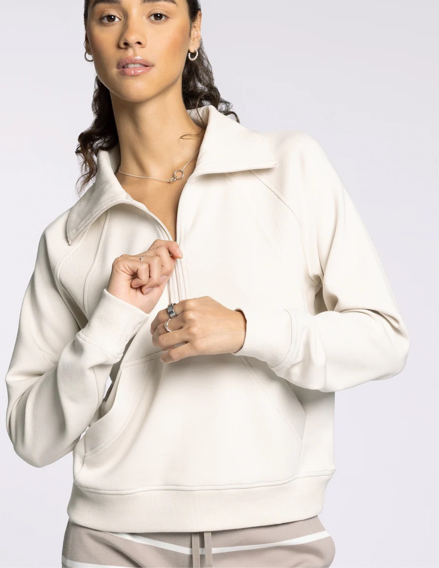 Caroline Pullover- Limestone