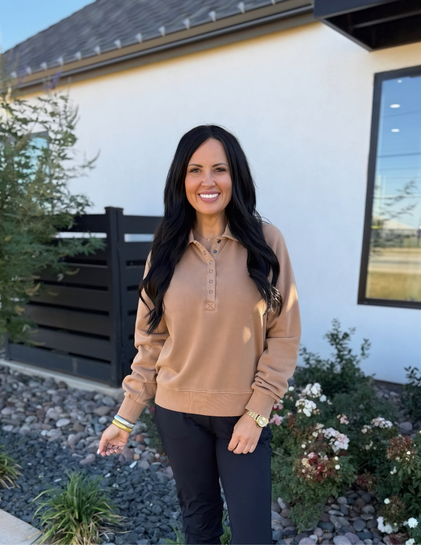 Priscilla Top- Light Umber