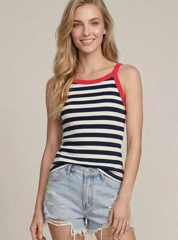 Nautical Stripe Tank Top