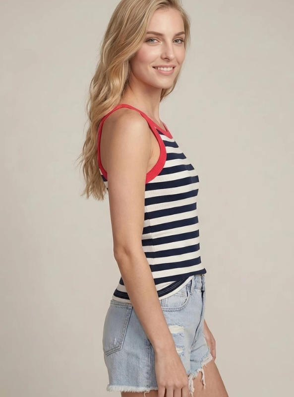 Nautical Stripe Tank Top