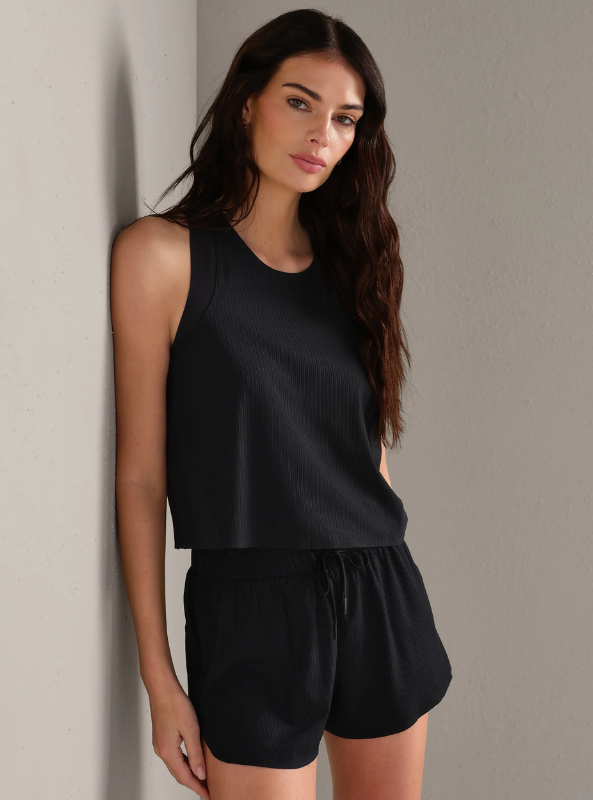 Rhone Apparel- Lightspeed Tank- Pure Black