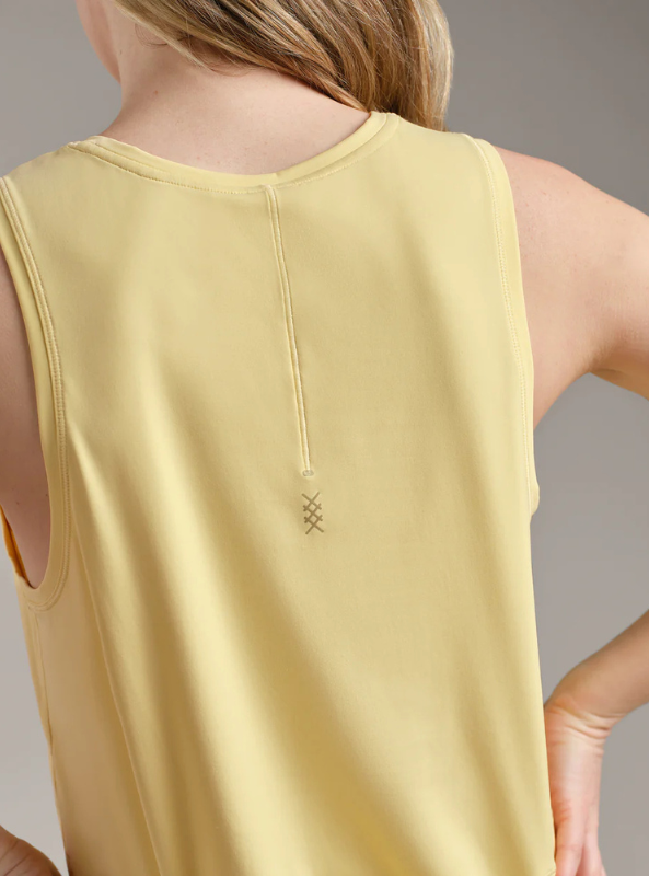 Rhone Apparel- Serene Tank- Yellow Dawn