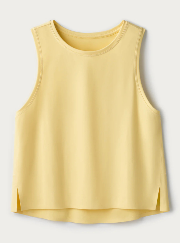 Rhone Apparel- Serene Tank- Yellow Dawn