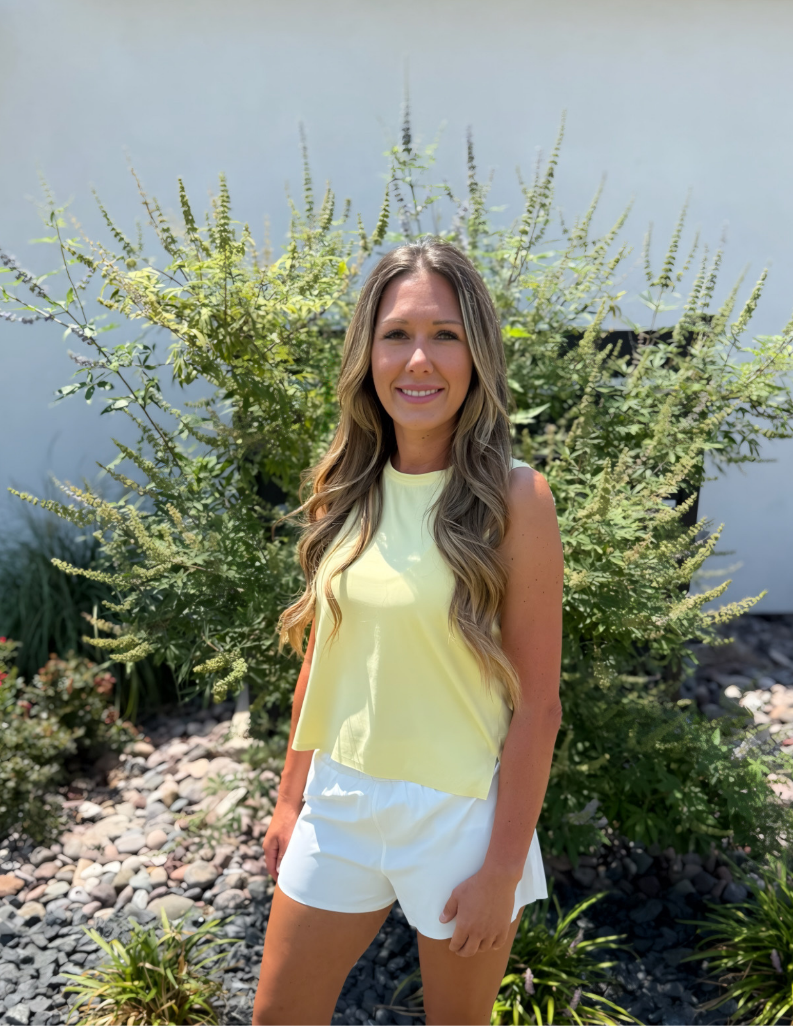 Rhone Apparel- Serene Tank- Yellow Dawn - Tres Chic Boutique