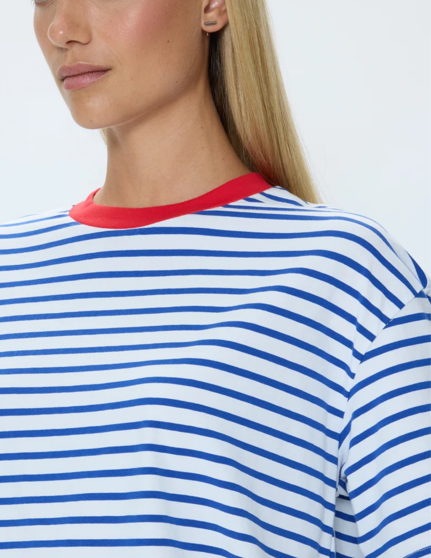 Pistola- Mae Cropped Tee- Maritime Red