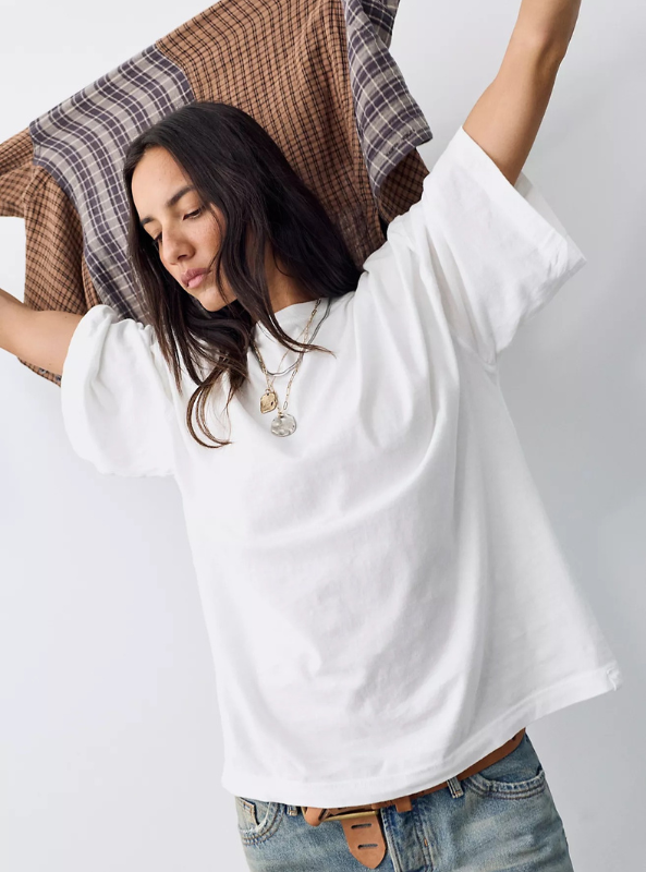 Free People | We The Free Perfect Oversized Tee- White