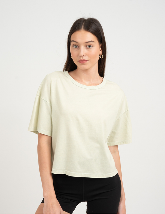 Macie Fog Green Tee