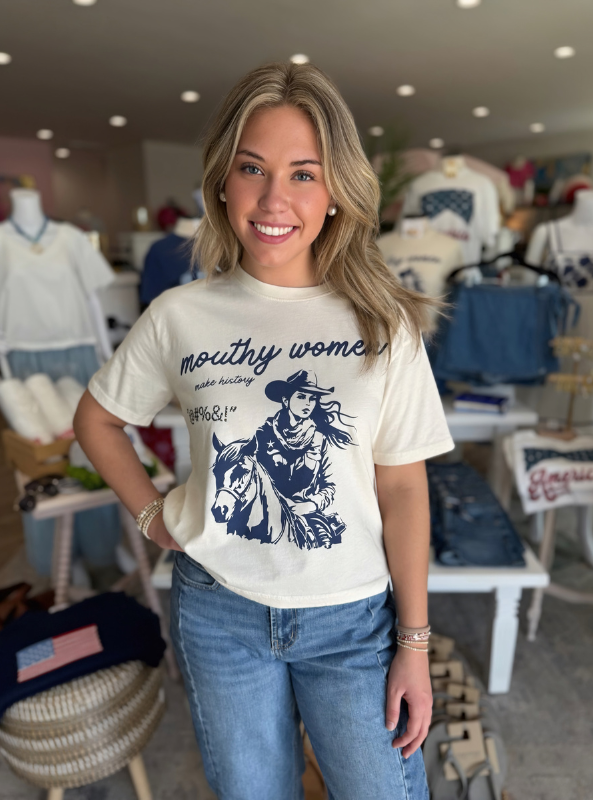 Mouthy Woman Wide Boy Tee