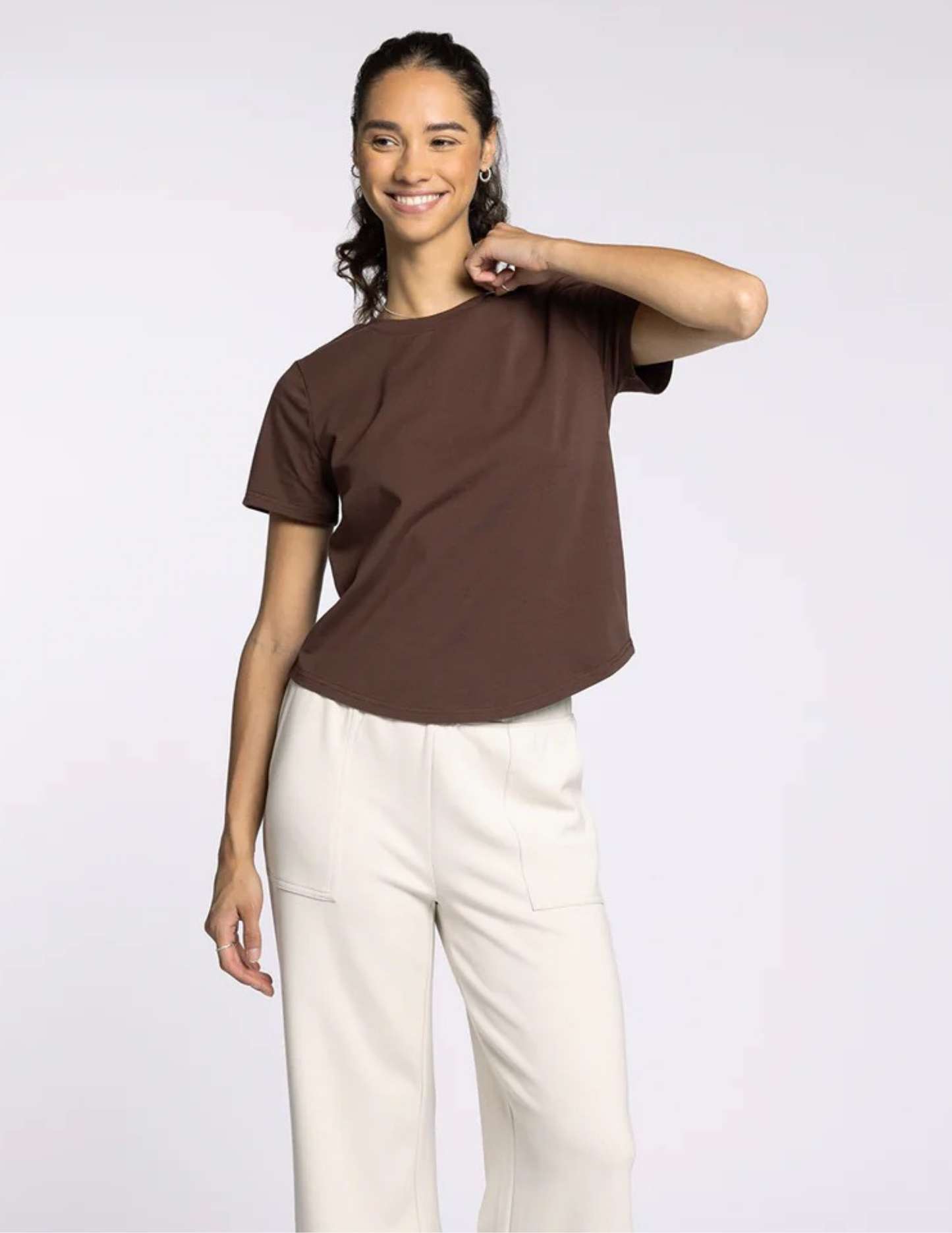 Tanya Tee- Dark Brown