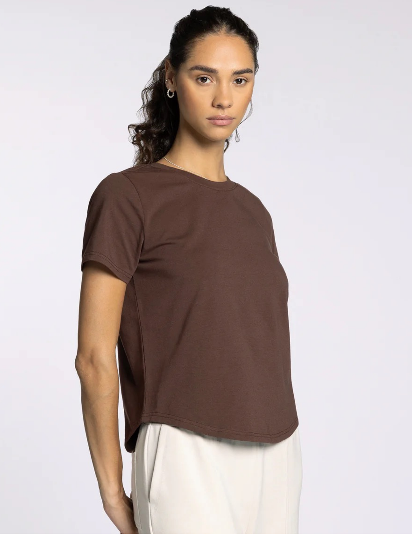 Tanya Tee- Dark Brown