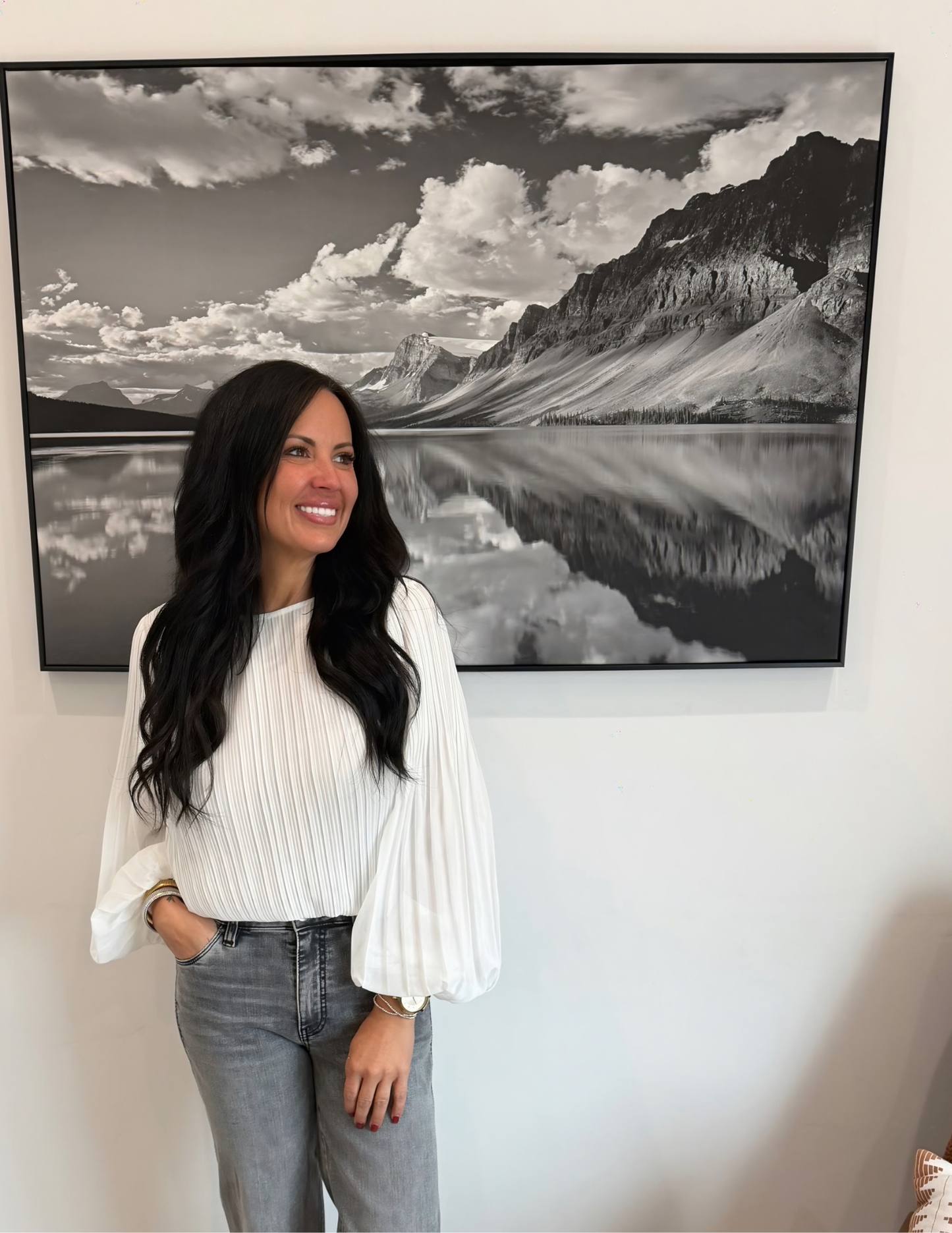 Pleated Bubble Top- Ivory