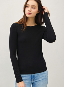 Black Knit Long Sleeve