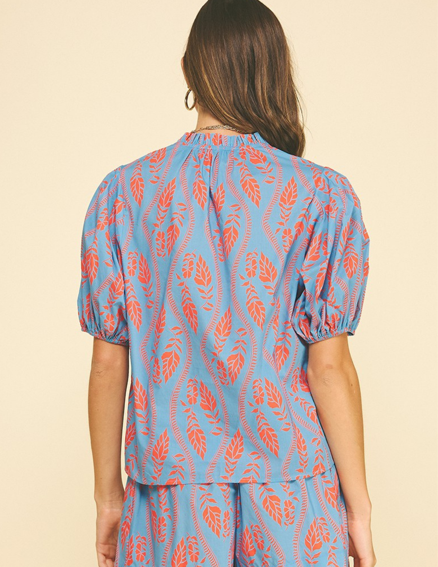 Botanical Print Top
