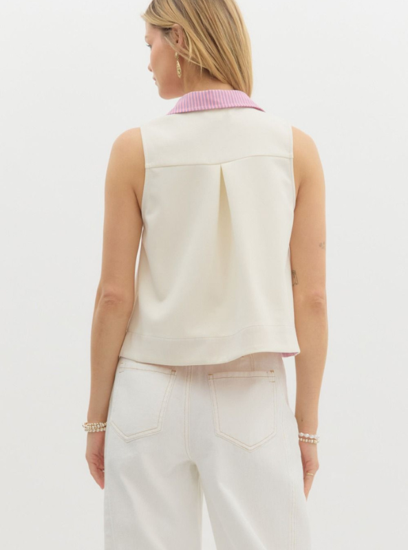 Cream Summer Top