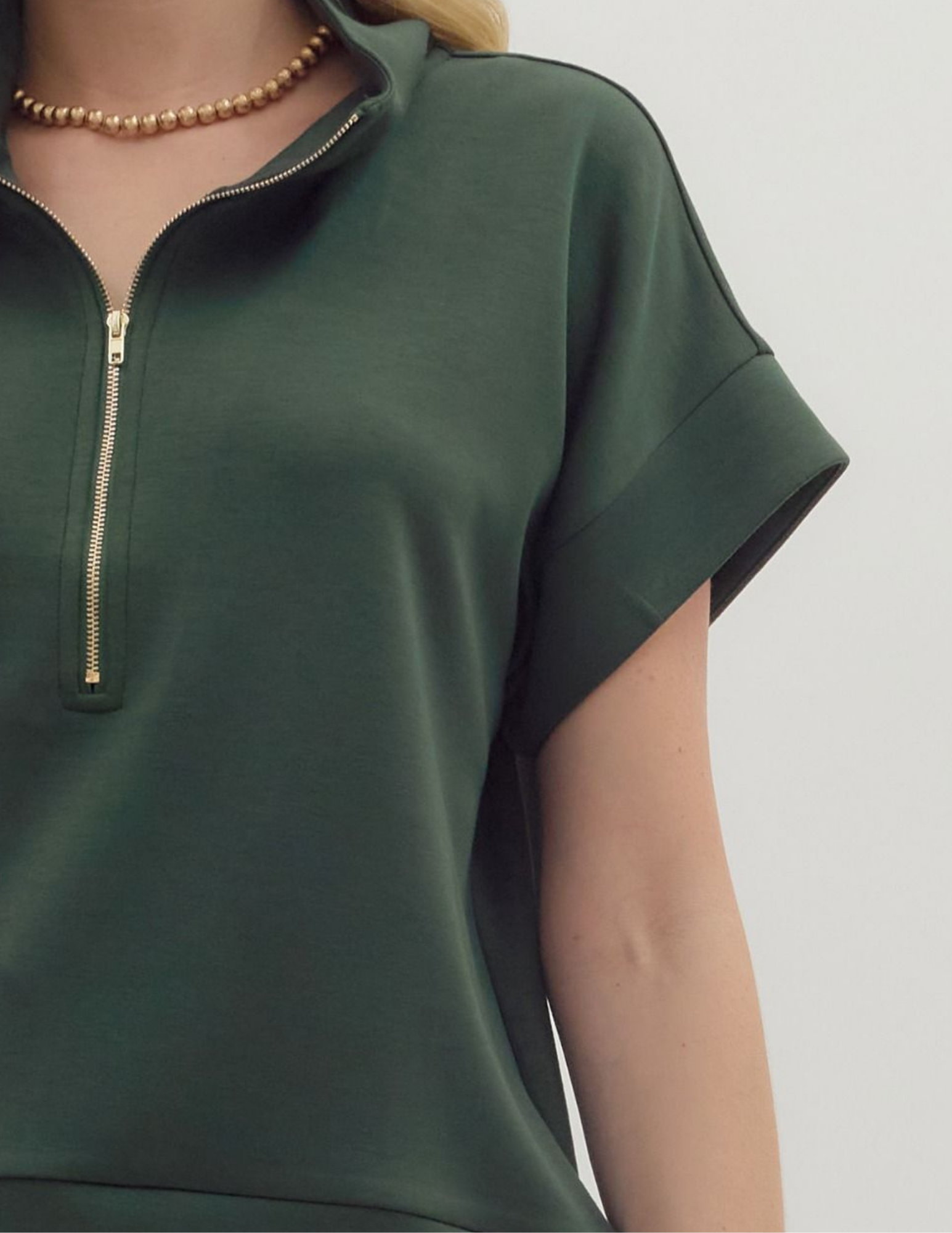 On The Go Forest Top - Tres Chic Boutique