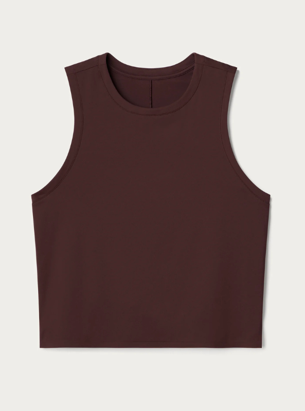 Rhone Apparel- Serene Tank- Brown Berry