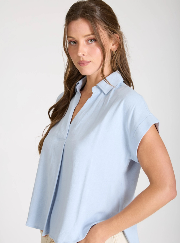 The Brighton Top- Blue