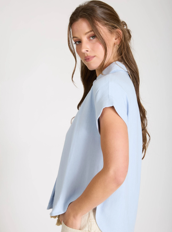 The Brighton Top- Blue