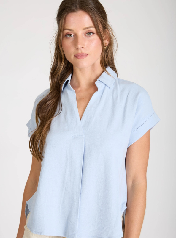 The Brighton Top- Blue