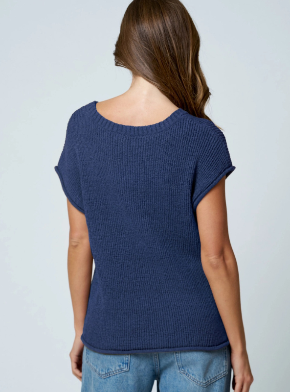 The Colette Top- Navy
