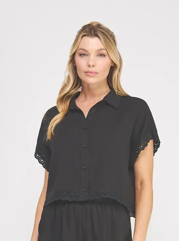 The Harper Top- Black