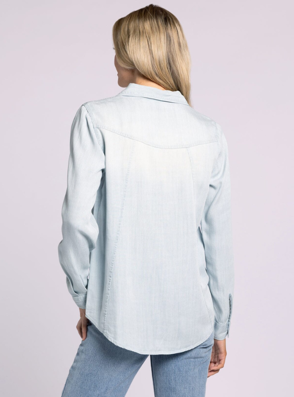 Ginger Denim Top- Mia Wash