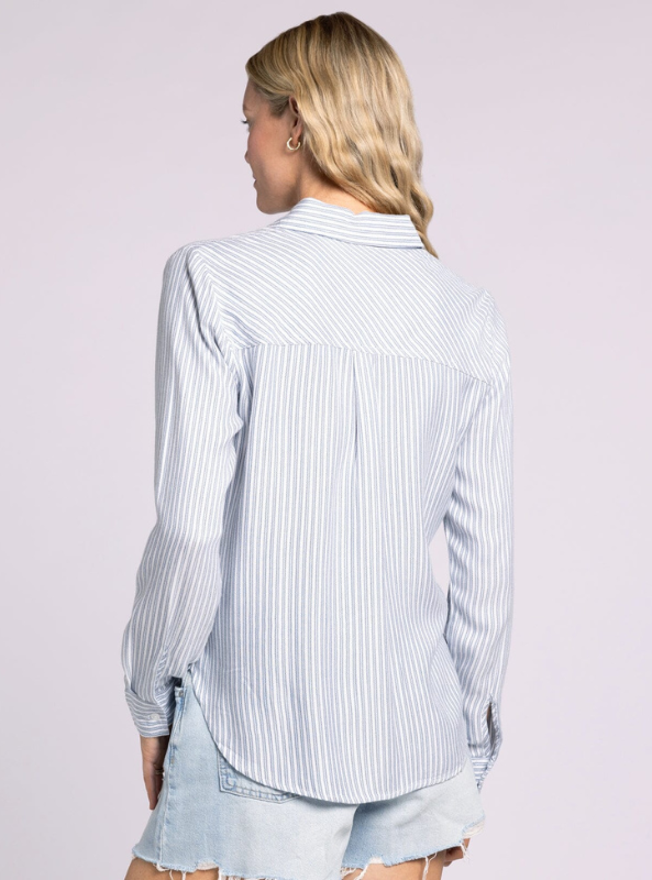 Myla Shirt- Bluefin