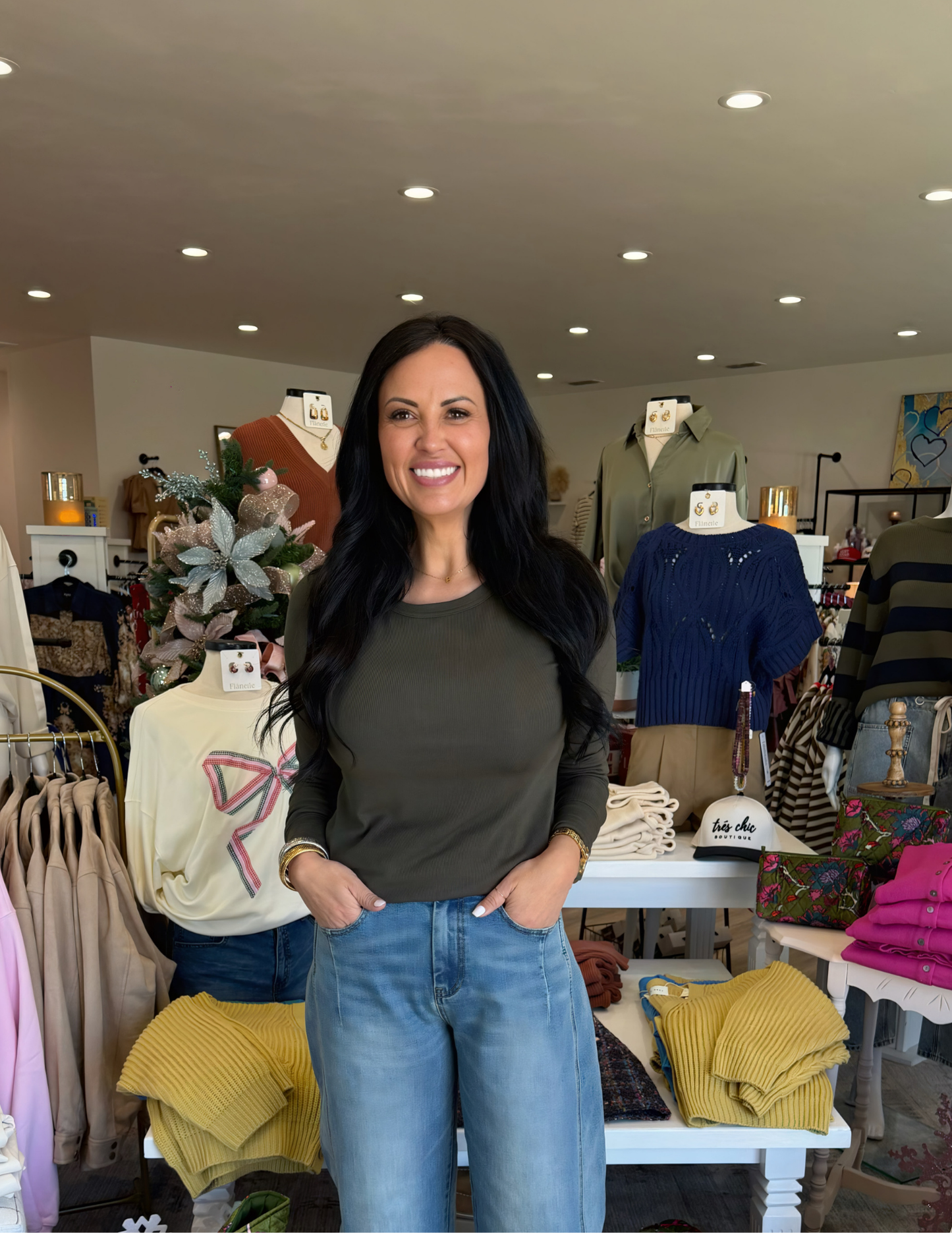 Stacy Top- Eucalyptus