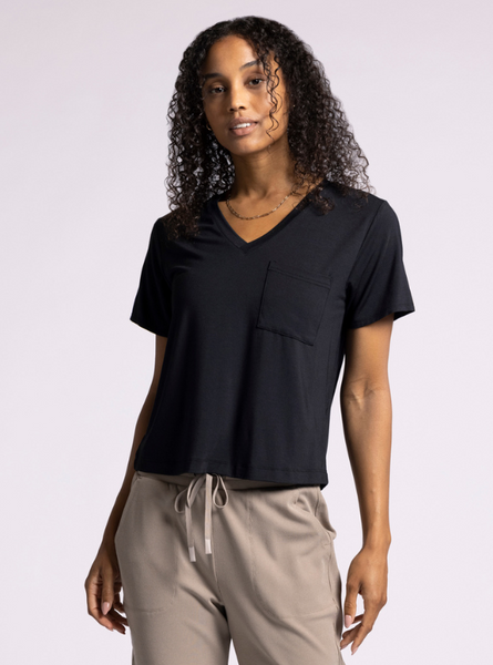 Malaika Tee- Black - Tres Chic Boutique