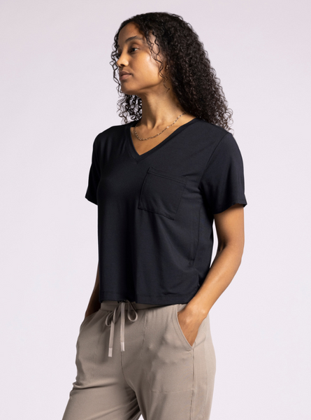 Malaika Tee- Black - Tres Chic Boutique