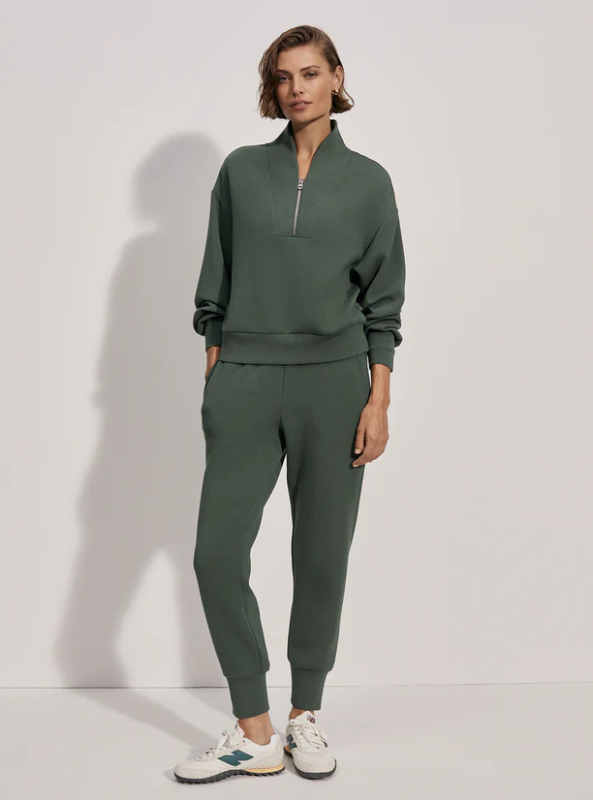 Varley- Davidson Sweat- Cilantro