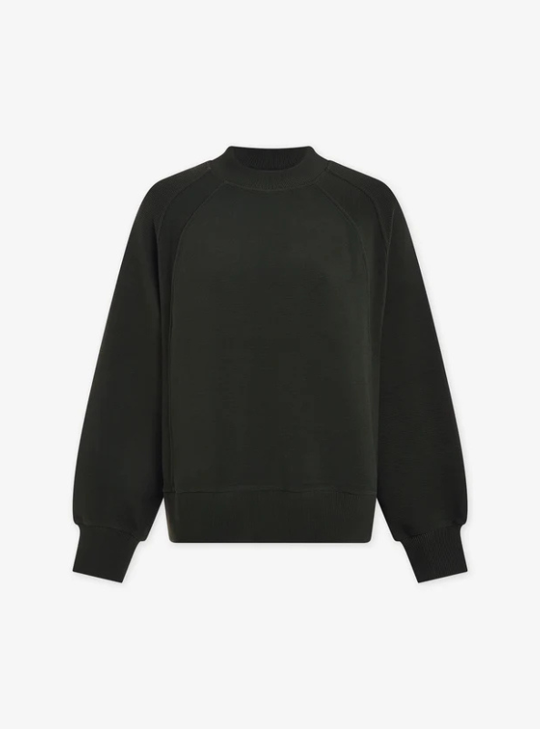 Varley- Goulding Sweat- Dark Resin Green